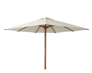 Atlas/WS Ομπρέλα 220x220cm Αλουμινίου Teak – Light Beige