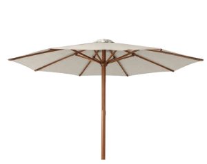 Atlas/WR Ομπρέλα Φ220cm Αλουμινίου Teak – Light Beige